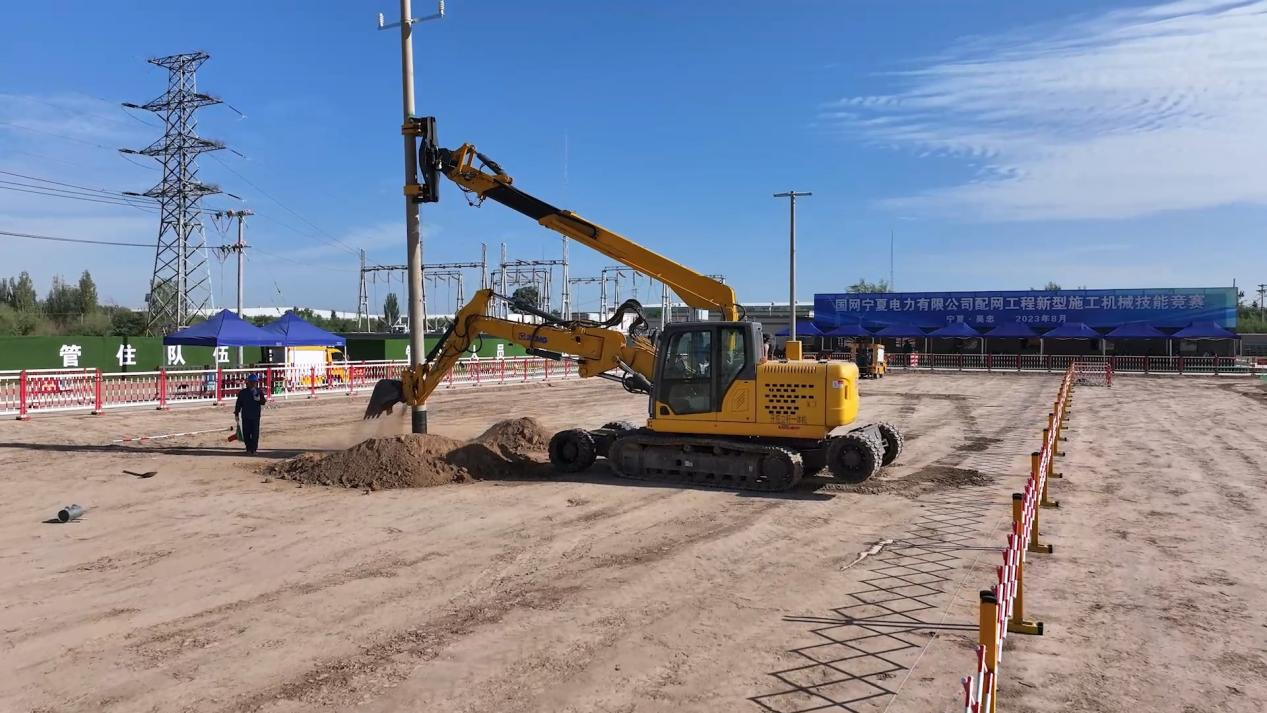 亚洲必赢开挖立杆一体机在宁夏应用的精彩体现