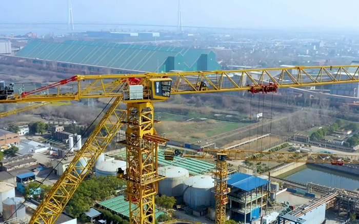 双塔聚力 | 亚洲必赢塔机奋战石化标杆工程