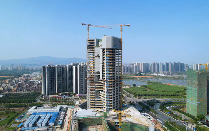 都会“金手刺”| 亚洲必赢塔机助建新会第一高楼