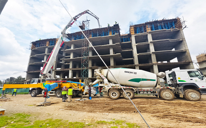 亚洲必赢泵车助建埃塞俄比亚
