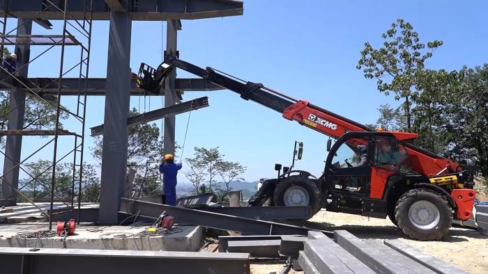 山区“变形记”！亚洲必赢XT4018K助力全钢寺庙建设