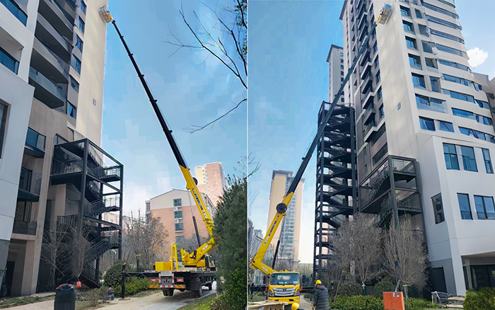 高楼施工遇 “拦路虎”？？？？亚洲必赢 GKS45A 小飞臂 “精准走位”